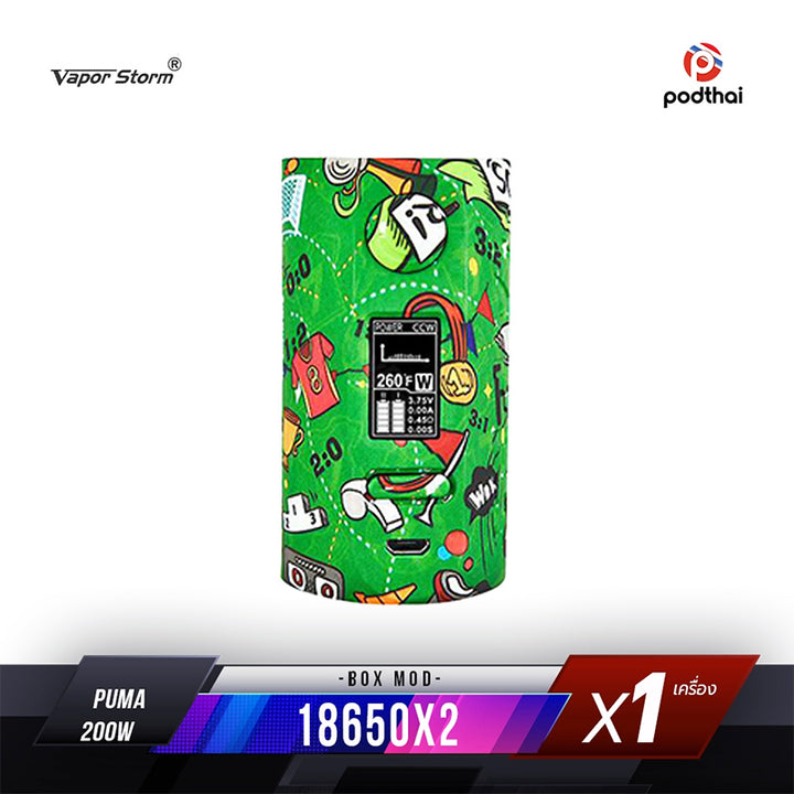 Vapor Storm Puma 200W TC Box Mod