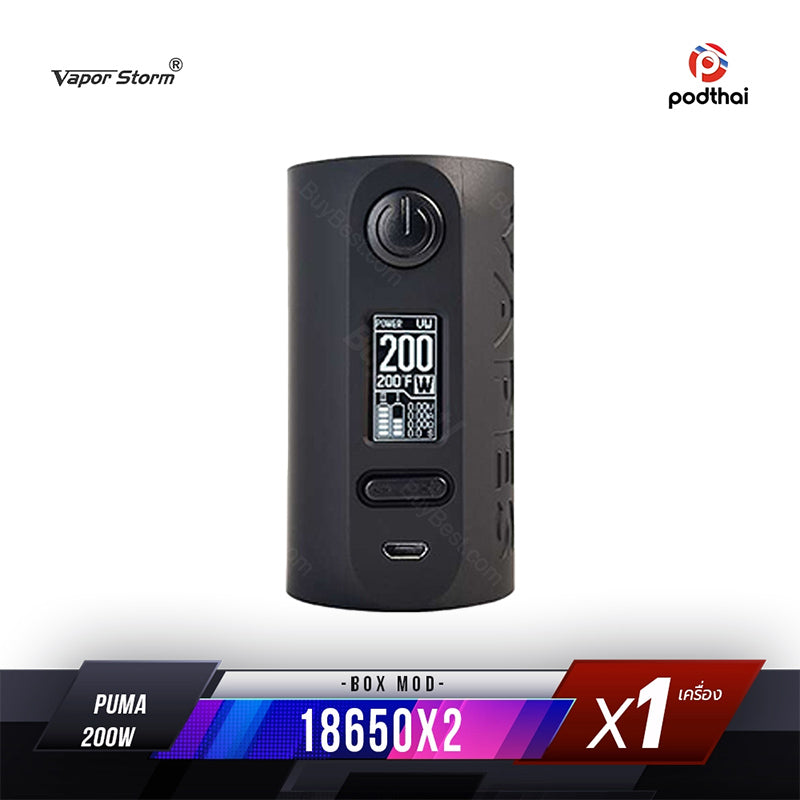 Vapor Storm Puma 200W TC Box Mod