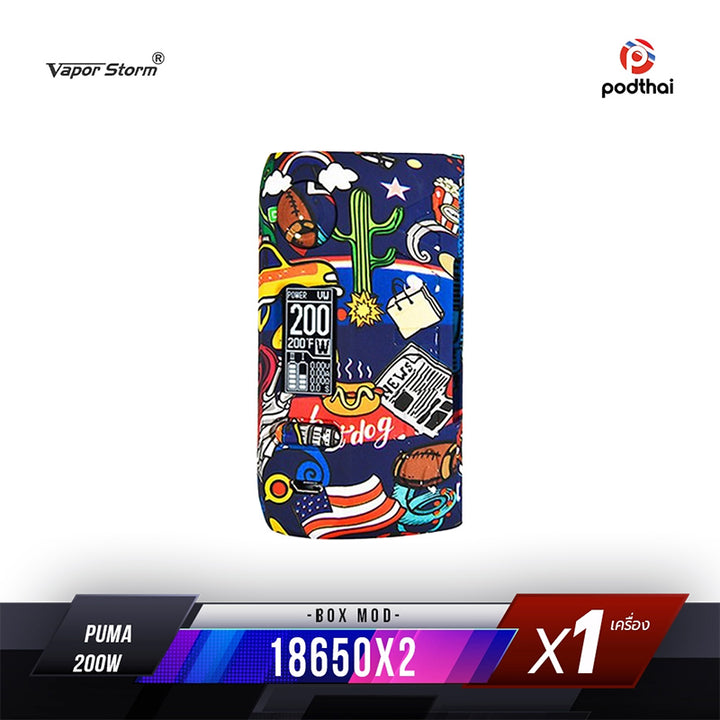 Vapor Storm Puma 200W TC Box Mod