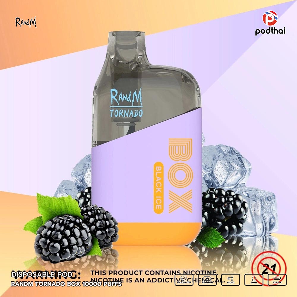Randm Tornado Box 10000 Puffs Disposable Pod