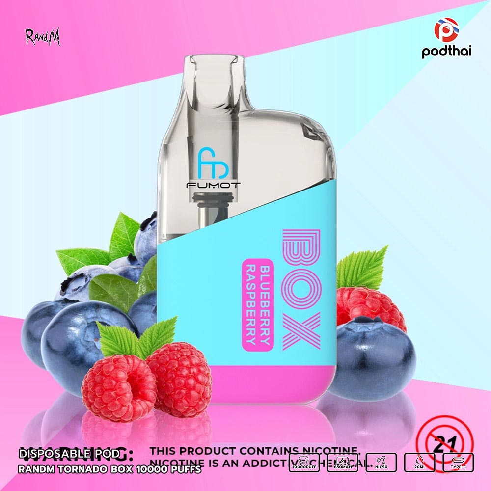 Randm Tornado Box 10000 Puffs Disposable Pod