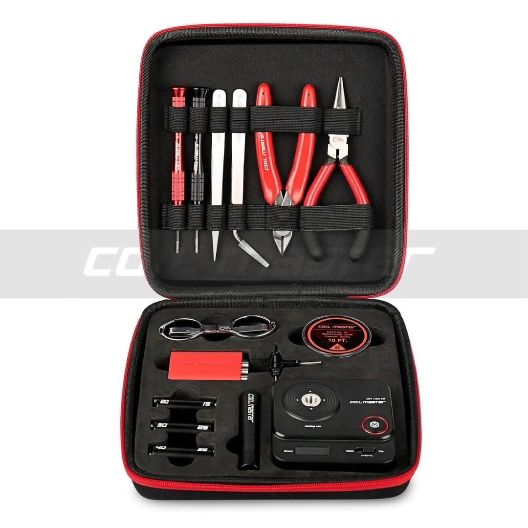 Coil Master DIY Kit V3: อุปกรณ์สำหรับบุหรี่ไฟฟ้าลวด สำลี ไขควง แหนบจัดสำ คีมตัดลวดบุหรี่ไฟฟ้า