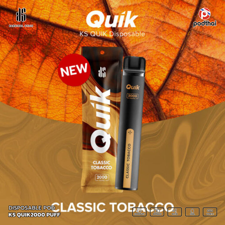 KS Quick 2000 Puffs Disposable