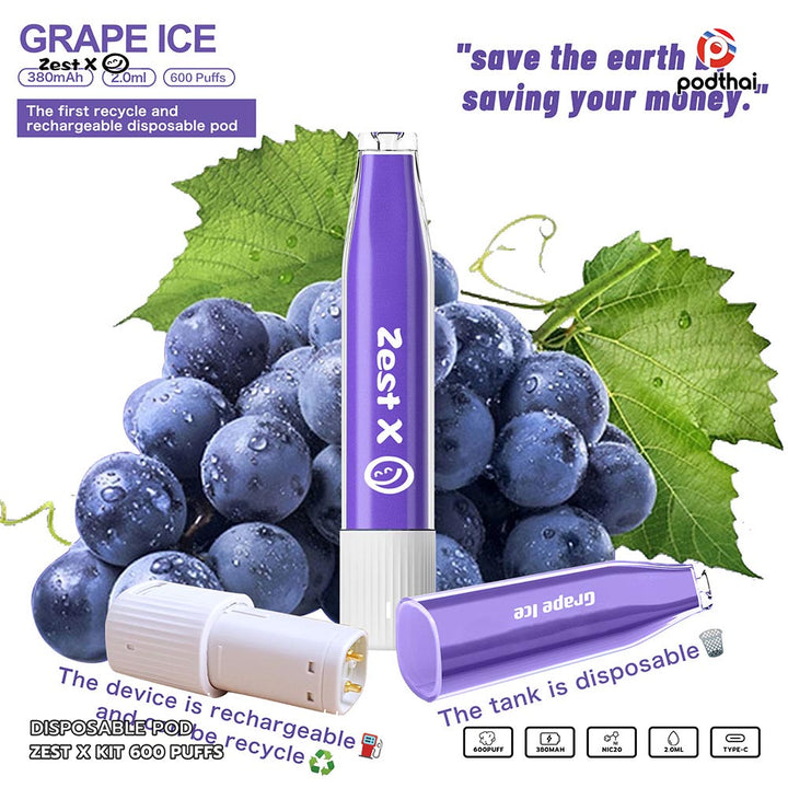 Zest X Kit 600 puffs Disposable Pod