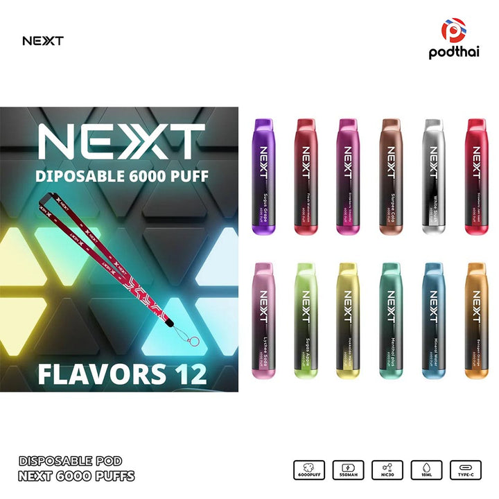 Next 6000 Puffs Disposable Pod