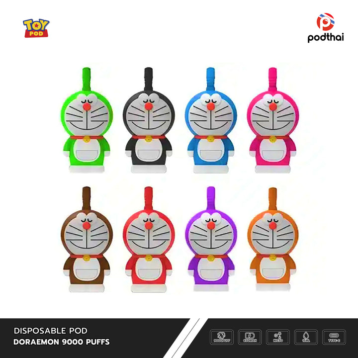 Doraemon 9000 Puffs Disposable Pod