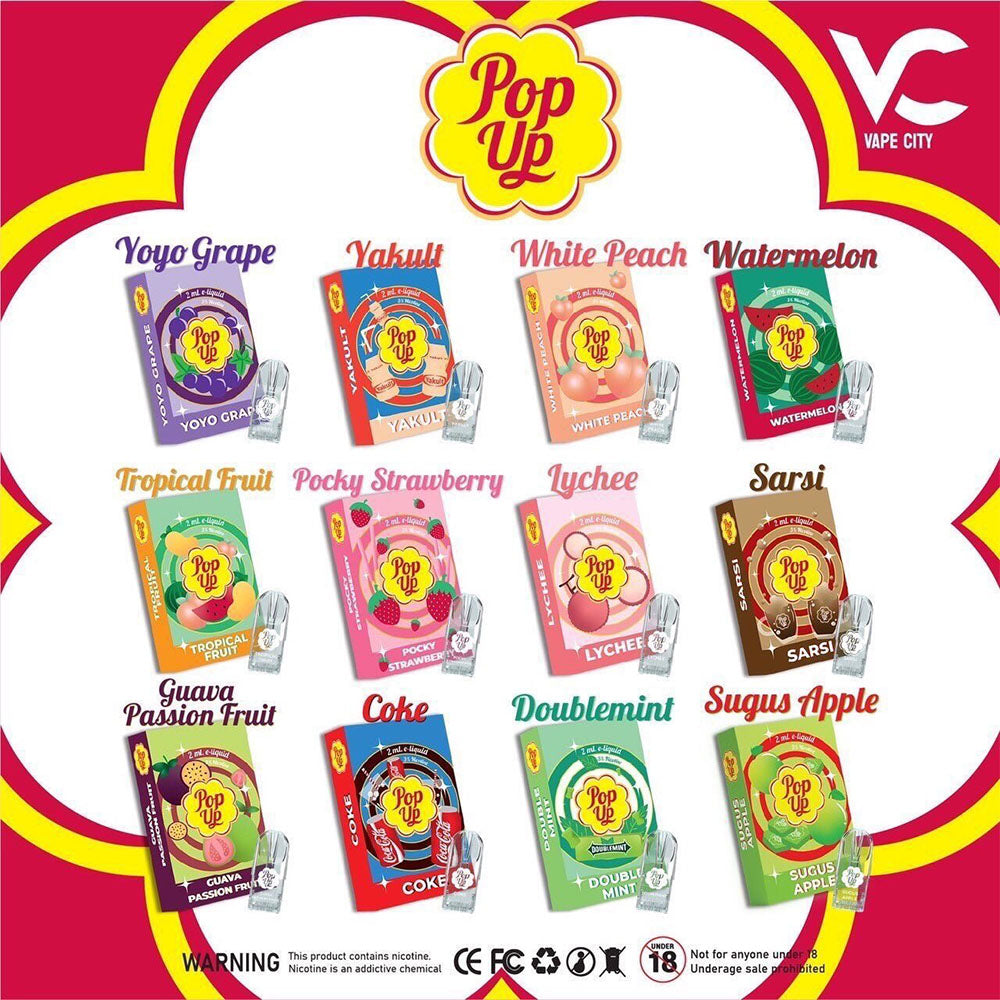 หัวน้ำยา Pop Up Flavor Pods 2ml