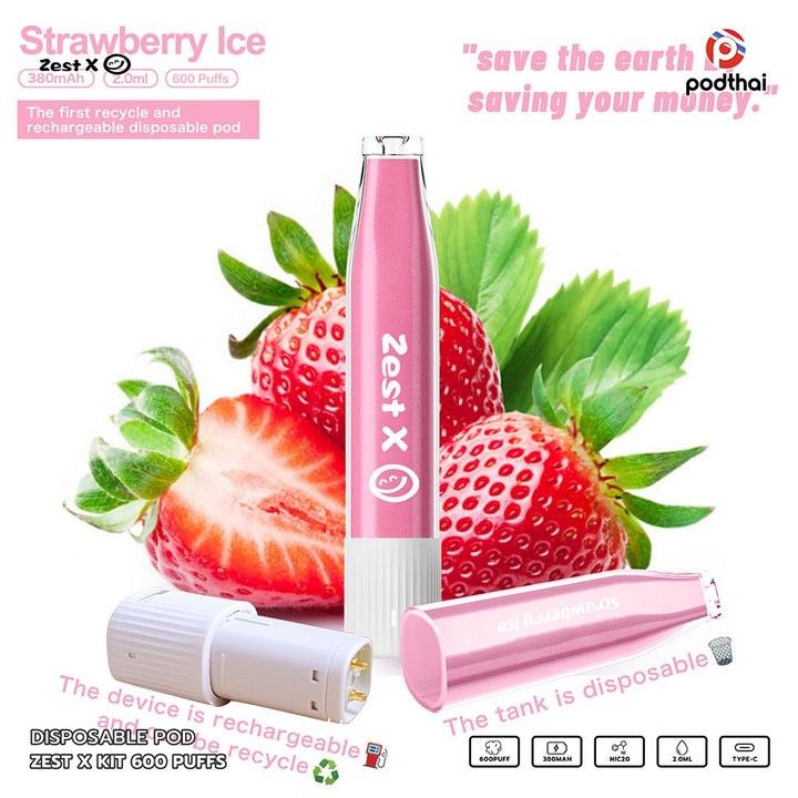 Zest X Kit 600 puffs Disposable Pod