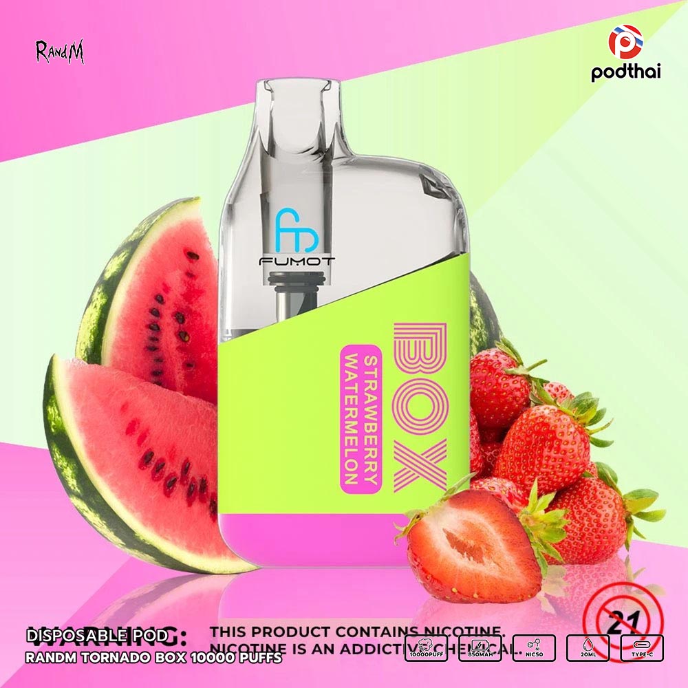 Randm Tornado Box 10000 Puffs Disposable Pod
