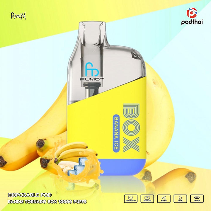 Randm Tornado Box 10000 Puffs Disposable Pod