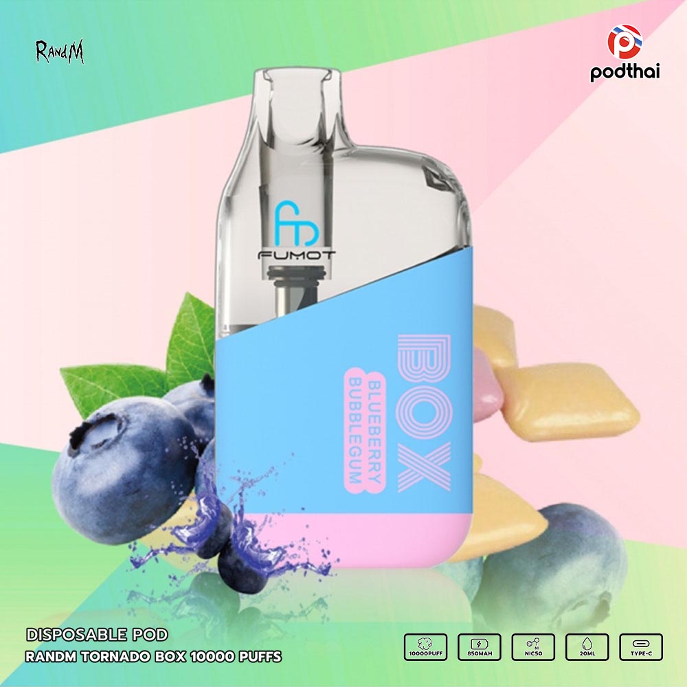 Randm Tornado Box 10000 Puffs Disposable Pod