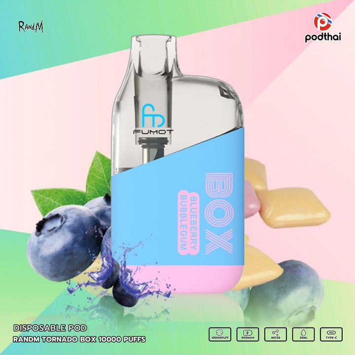 Randm Tornado Box 10000 Puffs Disposable Pod