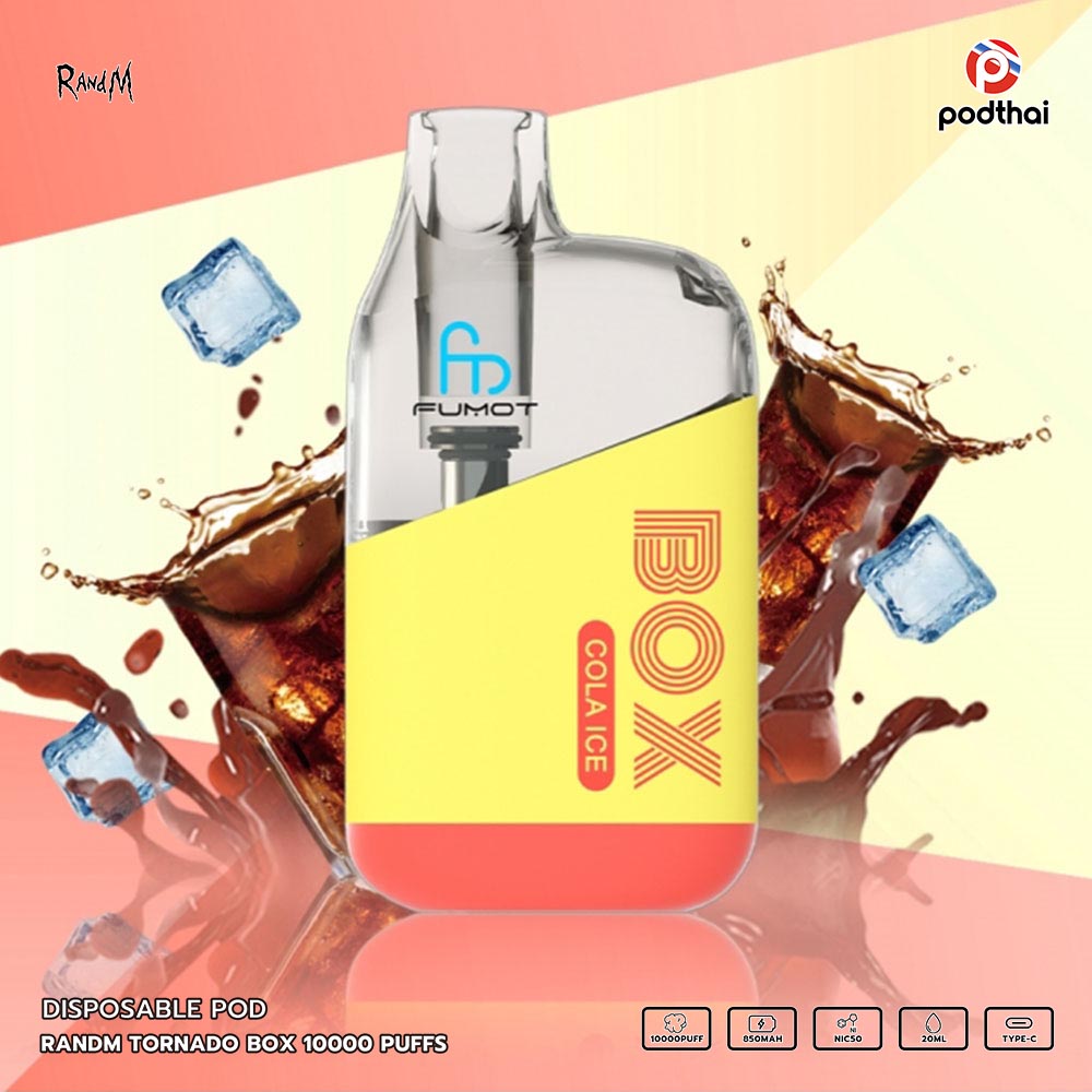 Randm Tornado Box 10000 Puffs Disposable Pod