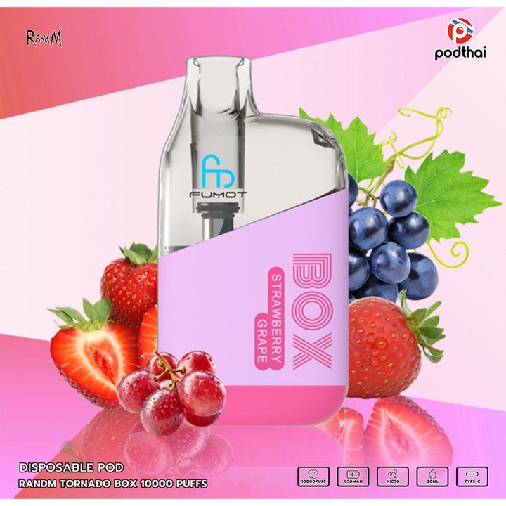 Randm Tornado Box 10000 Puffs Disposable Pod