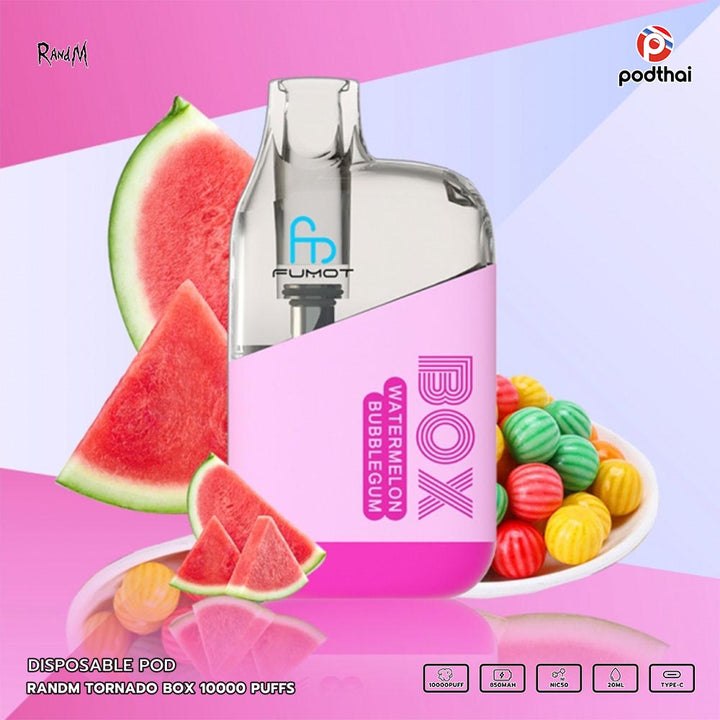 Randm Tornado Box 10000 Puffs Disposable Pod
