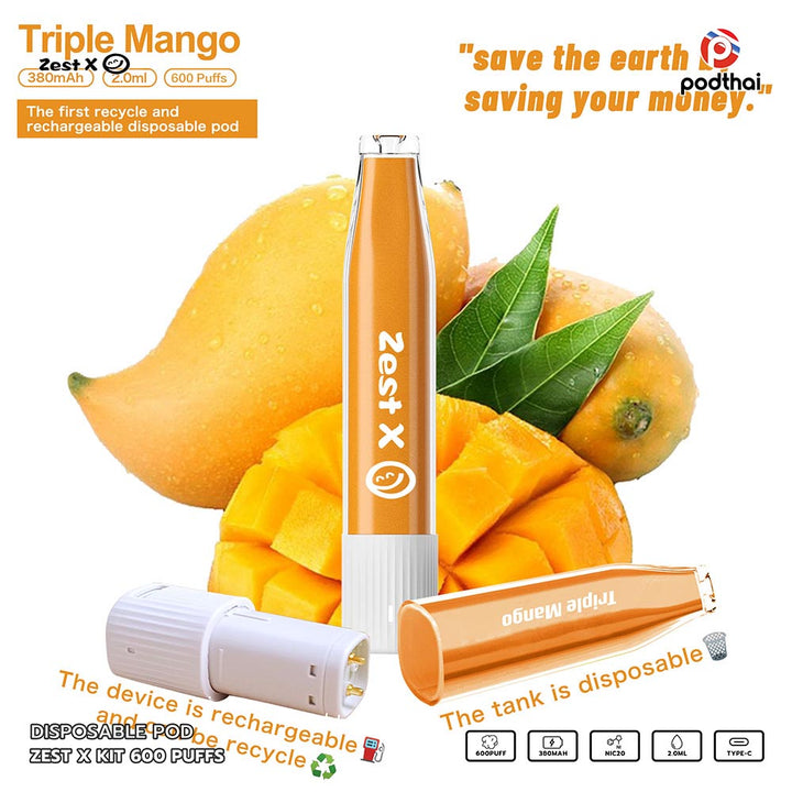 Zest X Kit 600 puffs Disposable Pod